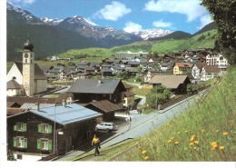 Schweiz-Suisse-Disentis-Mustér- (Surselva-Graubünden-Grisons) Gegen Den Oberalppass-Kirche-Eglise Du Village - Disentis/Mustér