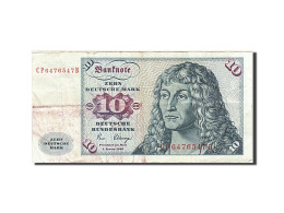 Billet, République Fédérale Allemande, 10 Deutsche Mark, 1970-1980 - Otros & Sin Clasificación