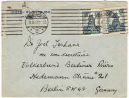POLONIA - POLSKA - 1932 - 2 X 30 - Viaggiata Da Warszawa Per Berlin, Germany - Brieven En Documenten
