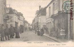 Delcampe - TRUN LE CARREFOUR ANIMEE DEVANTURE COMMERCE 61 ORNE - Trun