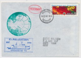 Russie / Afrique Du Sud - Enveloppe Cape Town Paquebot + FS Polarstern Antarktis VI - 1988 - Barcos