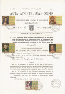 Vatican Vaticane Vaticano 1970 First Day Sheet - Markenheftchen