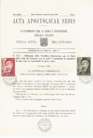 Vatican Vaticane Vaticano 1968 First Day Sheet - Markenheftchen