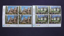 UNO-Wien 467/8 Oo/FDC-cancelled Eckrandviererblock ´C´, UNESCO-Welterbe: Frankreich - Used Stamps