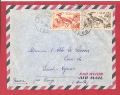 N°Y&T  N° 248+250  LOMME       Vers   FRANCE   1945 - Covers & Documents