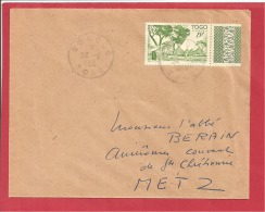 N°Y&T  N° 251 SOKODE     Vers   FRANCE   1955 - Storia Postale