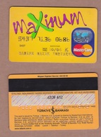 AC - TURKEY ISBANK MAXIMUMM MASTERCARD BANK CARD - CREDIT CARD - Carte Di Credito (scadenza Min. 10 Anni)