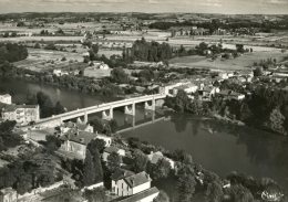 V269 Cpsm 47 Libos - Vue Aérienne Du Pont Et Le Lot - Libos