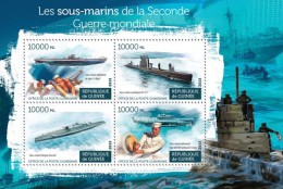 Guinea. 2015 Submarines. (321a) - Sottomarini