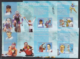 Congo 2006  Les Sportifs Belges  4 M/s IMPERFORATED  ** Mnh (F4927) - Mint/hinged