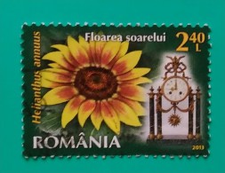 2013 RUMANIA. FLORES - RELOJES. USADO - USED. - Used Stamps