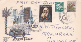 New Zealand 1963 Royal Visit Souvenir Cover - Briefe U. Dokumente