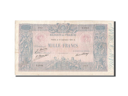 Billet, France, 1000 Francs, 1 000 F 1889-1926 ''Bleu Et Rose'', 1926 - 1 000 F 1889-1926 ''Bleu Et Rose''