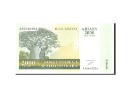 Billet, Madagascar, 10,000 Francs = 2000 Ariary, 1995, Undated, KM:79b, NEUF - Madagascar