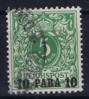 Deutsche Reich: Türkei Mi Nr 6 B  Used 1889 - Deutsche Post In Der Türkei