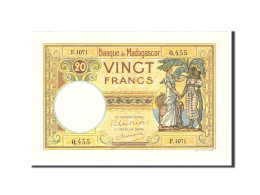 Billet, Madagascar, 20 Francs, 1937, Undated, KM:37, SPL - Madagaskar