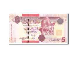 Billet, Libya, 5 Dinars, 2011, Undated, KM:72, NEUF - Libye