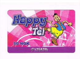 NORVEGIA (NORWAY)  - LYCATEL   (REMOTE) -  HAPPY TEL  (BOY) - USED  -  RIF. 9004 - Norway