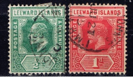 Leeward Inseln 1907 1912 1921 Mi 37 48 58 Eduard VII., Georg V. - Leeward  Islands