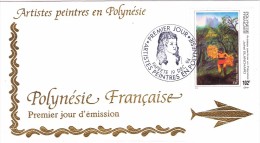 POLYNESIE FRANCAISE 1994 @ Enveloppe Premier Jour FDC Artistes Peintres En Polynésie Joel Blanchard - Fruits - FDC