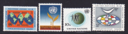 NATIONS UNIES NEW-YORK N°  121 à 124 * MLH Neufs Avec Charnière, TB  (D1355) - Nuevos