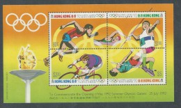 Hong Kong  BF  N° 23 XX  Ouverture Des Jeux Olympiques D´été De 1992, Le Bloc Sans Charnière, TB - Ongebruikt