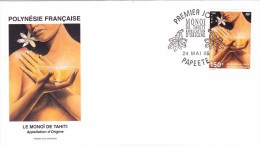 POLYNESIE FRANCAISE 1995 @ Enveloppe Premier Jour FDC Le MONOI De Tahiti - Papeete - Produit Beauté - FDC