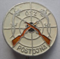 Shooting Union Postojna Target Rifle  PINS BADGES  P - Tir à L'Arc