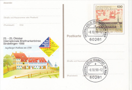 35956- MAULBRONN MONASTERY, POSTAL OFFICE, POSTCARD STATIONERY, 1998, GERMANY - Geïllustreerde Postkaarten - Gebruikt