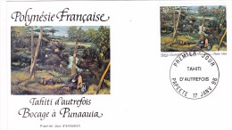 POLYNESIE FRANCAISE 1996 @ Enveloppe Premier Jour FDC Bocage à Punaauia - Tahiti Papeete - FDC