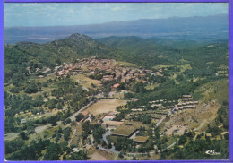 Carte Postale 83. La Garde-Freinet  Stade De Football Vue D'avion  Trés Beau Plan - La Garde Freinet