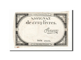 Billet, France, 5 Livres, 1793, 1793-10-31, Bruron, TTB, KM:A76, Lafaurie:171 - Assignats