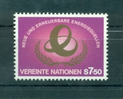 Nations Unies Vienne  1981 - Y & T N. 20 - Sources D'énergie Nouvelles Et Renouvelables - Ungebraucht