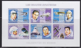 Congo 2006 Les Grands Aviateurs M/s IMPERFORATED ** Mnh (F4953) - Mint/hinged