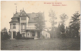 Moortsele/Moortzeele (Station). Wit Kasteel Ten Spieghele. - Oosterzele