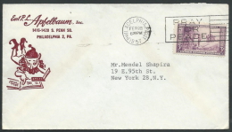 1957 USA LETTER NO TIMBRO ARRIVO - V - Storia Postale