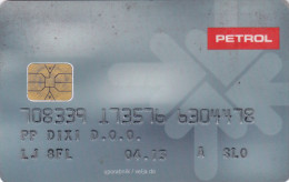 Slovenia Credit Card For Gasoline Petrol - Tarjetas De Crédito (caducidad Min 10 Años)