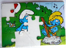 KINDER PUZZLE SCHTROUMPF 95 K97N111 INCOMPLET POUR PIECES Sans BPZ - Puzzles