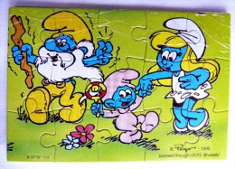 KINDER PUZZLE SCHTROUMPF 95 K97N114 COMPLET SANS BPZ - Puzzles