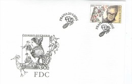 Year 2016 - Karel Svolinsky , Painter And Graphic Artist, Incl. Philately,  FDC - FDC