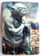 PAS KINDER PUZZLE TOMBOLA STAR WARS 1997 COMPLET AVEC BPZ YODA - Puzzles