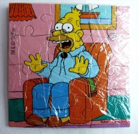 PAS KINDER PUZZLE TOMBOLA SIMPSON 2000 COMPLET AVEC BPZ 1 - Puzzles