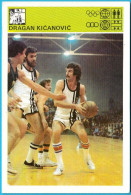 DRAGAN KICANOVIC  KK Partizan  - Yugoslavia Vintage Card Svijet Sporta * Basketball Basket-ball Baloncesto Pallacanestro - Basketbal