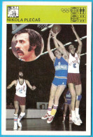 NIKOLA PLECAS KK Cibona - Yugoslavia Vintage Card Svijet Sporta * Basketball Basket-ball Baloncesto Pallacanestro - Basketball