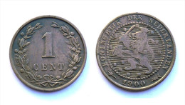 1 Cent 1900 Nederlanden / Pays-Bas. Bronze. - 1 Cent