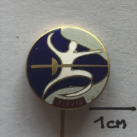 Badge / Pin ZN001398 - Fencing Türkiye Eskrim Federsyonu (Turkey Federation) - Fechten