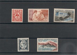 NOUVELLE CALÉDONIE  Année 1960 N°Y/T : 295/301*/** - Unused Stamps