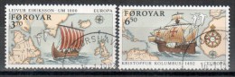 Färöer / Faroer / Féroé 1992 Satz/set EUROPA Gestempelt/used - 1992