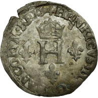 Monnaie, France, Demi Gros De Nesle, 1551, Paris, TB+, Argent, Ciani:1303 - 1547-1559 Hendrik II