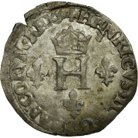 Monnaie, France, Demi Gros De Nesle, 1551, Paris, TB+, Argent, Ciani:1303 - 1547-1559 Henry II